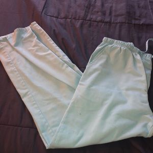Turquoise scrub pants